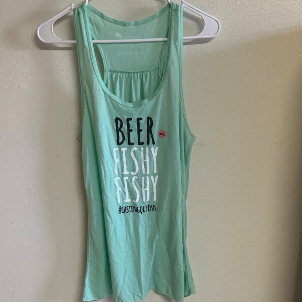 Casting queens tank top Scoop neck